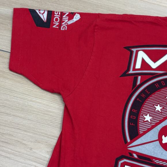 Ecko Unltd MMA Men’s XL Graphic T Shirt Y2K Red Short Sleeve Rawthentic Tee - Picture 14 of 14